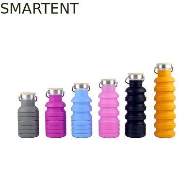 EEC Certified BPA Free Foldable Silicone Water Bottles For Active And Healthy Lifestyle leverancier