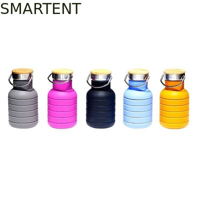 EEC Certified BPA Free Foldable Silicone Water Bottles For Active And Healthy Lifestyle leverancier