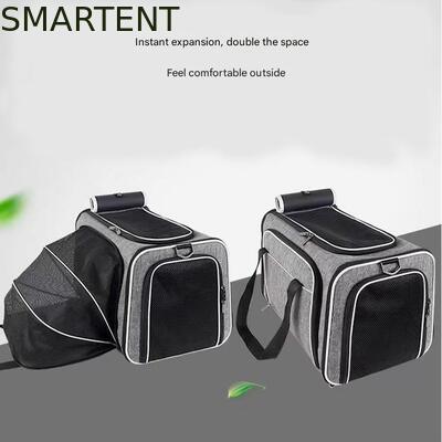 Dogs Cats and Rabbits Cute Pet Supplies Playful Style Chew Play Sleep Functions Gray Cationic Polyester Multi-Purpose Outdoor Travel Carry HandBag leverancier