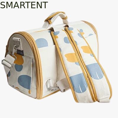 42*22*26cm Modern Fashion Large Capacity Convenient Breathable Oxford Comfortable Pet Carrier Outing Backpack For Daily leverancier