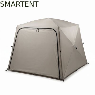 Kopen Draagbare opvouwbare, onmiddellijk installeerbare, zonnebestendige, waterdichte, beige kleur, zilver gecoate 210D Oxford Outdoor Camping Tent, ideaal voor uitjes en picknicks in het park. online vervaardiging