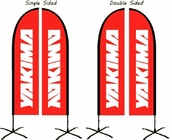 Van de Traanvlaggen en Banners van het Swooperstrand de Bannerssublimatie van de Douanetraan leverancier