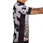 Het Kostuum dat van de Polyesterdryfit van het luipaardontwerp de T-shirtfiets van Jersey het Cirkelen Toebehoren cirkelt leverancier