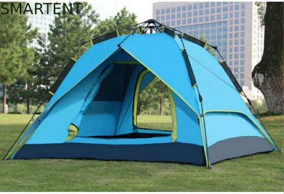 Kopen Vinnige automatische opening glasvezel frame buitenkampertenten met waterdicht en zonnebestendige 190T polyesterstof voor 3-4 personen online vervaardiging