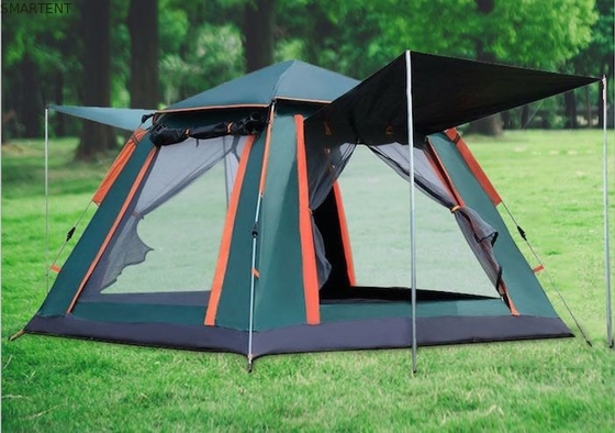 Buiten 205*205*135cm Groen PU2000MM 210T Polyester Waterdicht Automatisch Kampertent leverancier