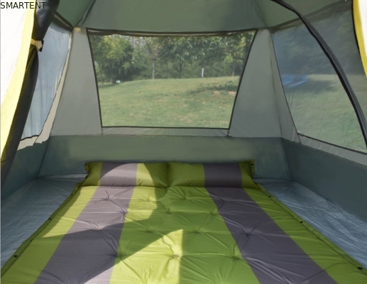 210*210*145CM Grijs Waterdicht Gecoat 190T Polyester Automatische Outdoor Camping Tenten Pop Up Sun Shade Tent Zilver PU2000MM leverancier
