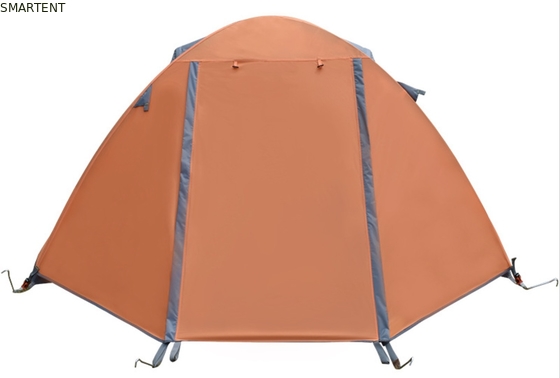 Buitenkampertent 210*180*130cm Oranje kleur 210D Polyester Ripstop PU2000mm bekleed voor sneeuwveld en familie evenement leverancier