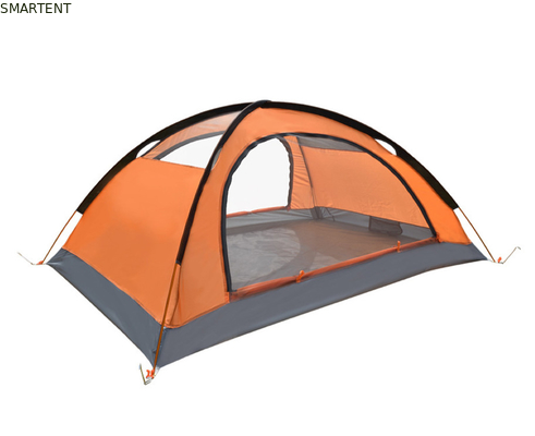 Buitenkampertent 210*180*130cm Oranje kleur 210D Polyester Ripstop PU2000mm bekleed voor sneeuwveld en familie evenement leverancier