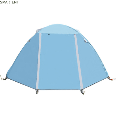 Buitenkampertent 210*180*130cm Oranje kleur 210D Polyester Ripstop PU2000mm bekleed voor sneeuwveld en familie evenement leverancier
