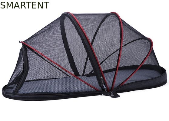 Kopen Buiten draagbare gemakkelijk opvouwbare 40X41X82CM Ventilatie Nylon Mesh Gezellig hondentent Zwart schattig huisdier opvang online vervaardiging
