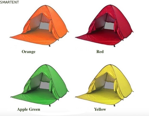 Outdoor Camping Tents Automatic Pop Up Beach Tent Plus Size Zilveren gecoat 190T Polyester 165*200*130cm Zonnebestendig Met UV 50 leverancier