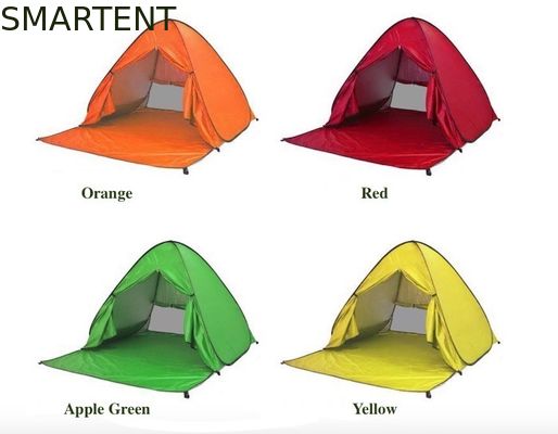 Kopen Outdoor Camping Tents Automatic Pop Up Beach Tent Plus Size Zilveren gecoat 190T Polyester 165*200*130cm Zonnebestendig Met UV 50 online vervaardiging