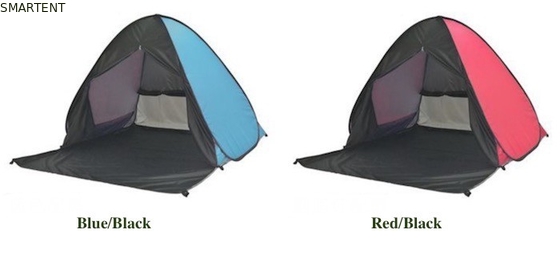 Outdoor Camping Tents Automatic Pop Up Beach Tent Plus Size Zilveren gecoat 190T Polyester 165*200*130cm Zonnebestendig Met UV 50 leverancier