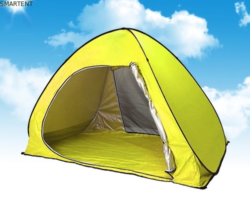 165*200*130cm 2-persoons buitenkampertent Blauw Waterdicht UV-bestendige 190T Pop Up Shelter leverancier
