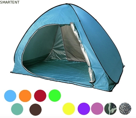 165*200*130cm 2-persoons buitenkampertent Blauw Waterdicht UV-bestendige 190T Pop Up Shelter leverancier