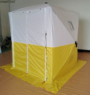 200*200*200MM Buiten-Dual-Color Waterproof PU Coated 200D Polyester Oxford Folding Fibergals Pop Up Work Tents leverancier