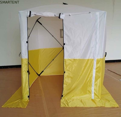 200*200*200MM Buiten-Dual-Color Waterproof PU Coated 200D Polyester Oxford Folding Fibergals Pop Up Work Tents leverancier