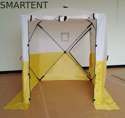Kopen 200*200*200MM Buiten-Dual-Color Waterproof PU Coated 200D Polyester Oxford Folding Fibergals Pop Up Work Tents online vervaardiging