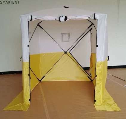 200*200*200MM Buiten-Dual-Color Waterproof PU Coated 200D Polyester Oxford Folding Fibergals Pop Up Work Tents leverancier
