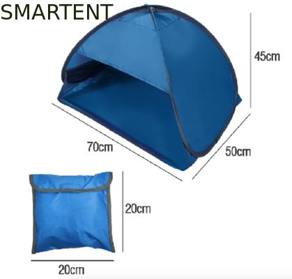 Kopen Lichtgewicht Vouwbare Blauwe Openlucht het Kamperen van de de Zonschuilplaats van de Tenten190t Polyester Pop Omhooggaande Tent 70X50X45cm online vervaardiging
