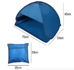 Lichtgewicht Vouwbare Blauwe Openlucht het Kamperen van de de Zonschuilplaats van de Tenten190t Polyester Pop Omhooggaande Tent 70X50X45cm leverancier
