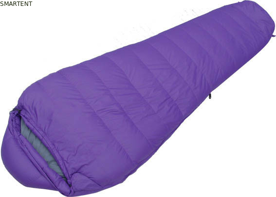 Outdoor Travel Camping Waterdicht Zwart 190T Poly Cotton Mountain Slaapzak 230X80X50cm leverancier