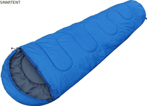 Outdoor Travel Camping Waterdicht Zwart 190T Poly Cotton Mountain Slaapzak 230X80X50cm leverancier