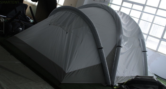 TPU-staaf Buitenopblaasbare kampeertenten Opblaasbare luchtkoepel tent Waterdicht gecoat polyester leverancier