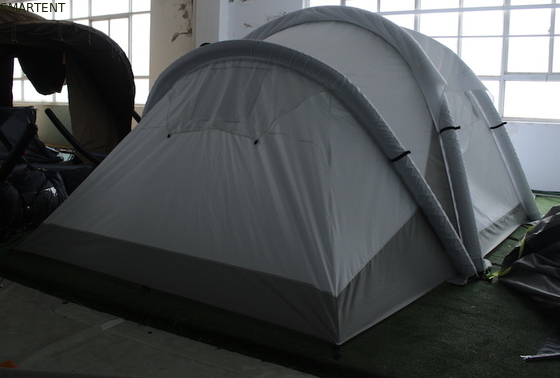 TPU-staaf Buitenopblaasbare kampeertenten Opblaasbare luchtkoepel tent Waterdicht gecoat polyester leverancier