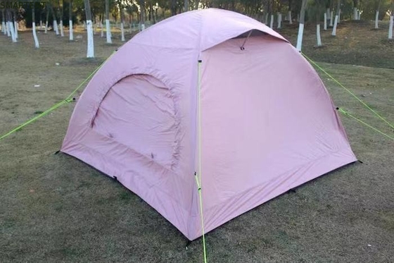 Camping Roze opblaasbare paal tent PU3000mm opblaasbare camping tent 3 personen leverancier