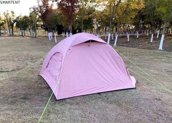 Camping Roze opblaasbare paal tent PU3000mm opblaasbare camping tent 3 personen leverancier