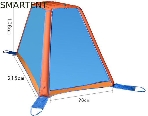 Kopen Blauwe 190T-Pop Omhooggaande de Tentlucht Pool Één van de Polyestertpu Lucht Mensenslag - overkoepel omhoog Tent online vervaardiging