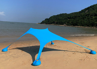 Blauwe Leica-van de de Zonschaduw van het Polyester Pop Omhooggaande Strand de Tent Uvbescherming 210X210X170CM leverancier