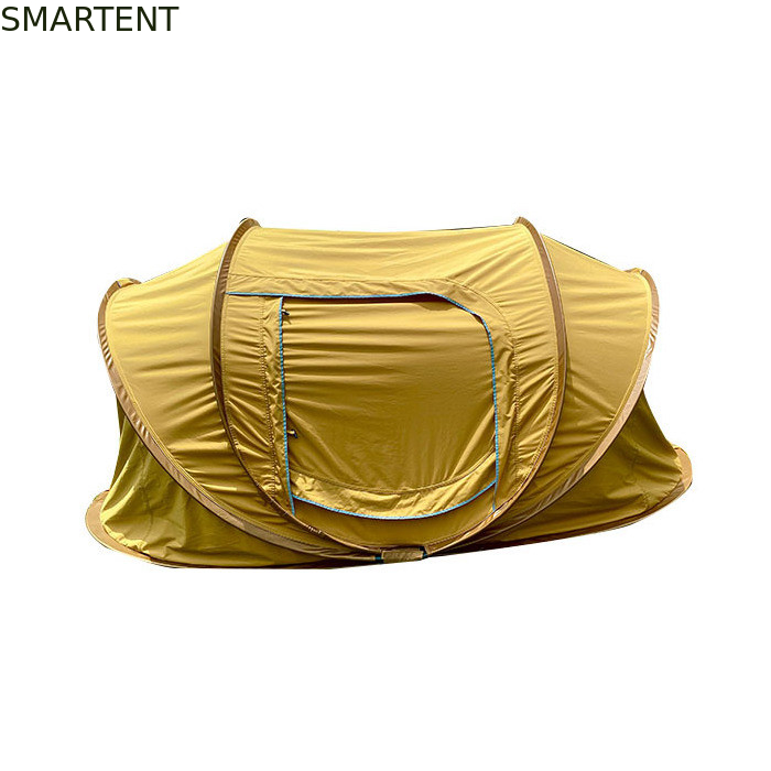 Duurzame outdoor Pop Up Camping tenten voor 2-3 personen Waterdicht PU bedekt katoenen doek 3000x150x100CM leverancier