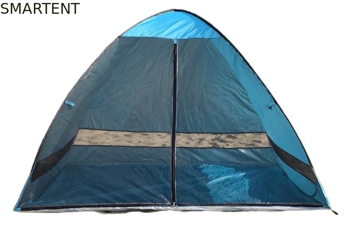 210*120*130cm Blauw Zilveren Polyester Outdoor Camping Beach Pop Up Tents leverancier