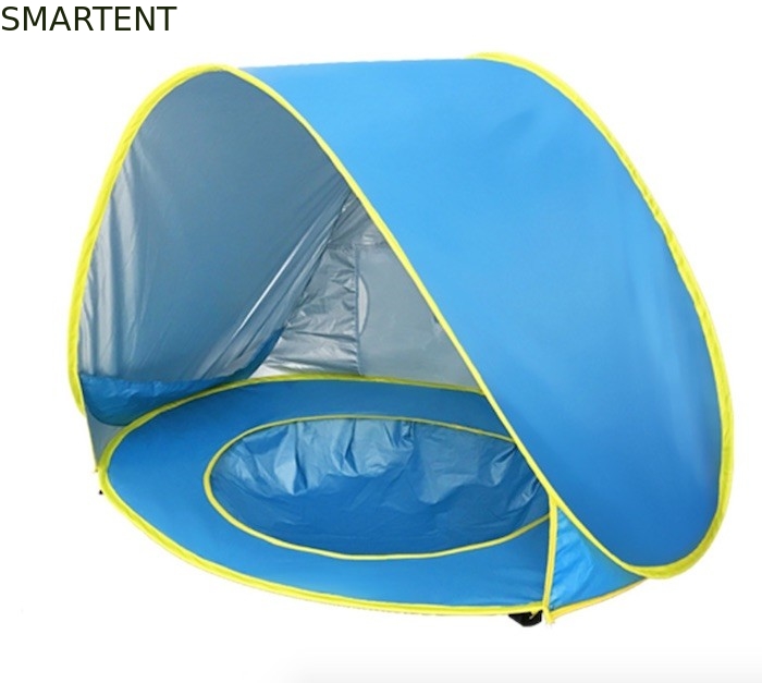 Waterdichte en UV-bestendige buitenkampertenten 190T Zilveren Polyester Pop Up Baby Play Tent leverancier