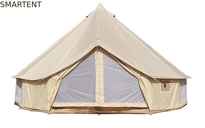 3 X 2M de Kleuren de Beige van de Katoenen van Outdoor Camping Canopy 285G Tent Canvasklok leverancier