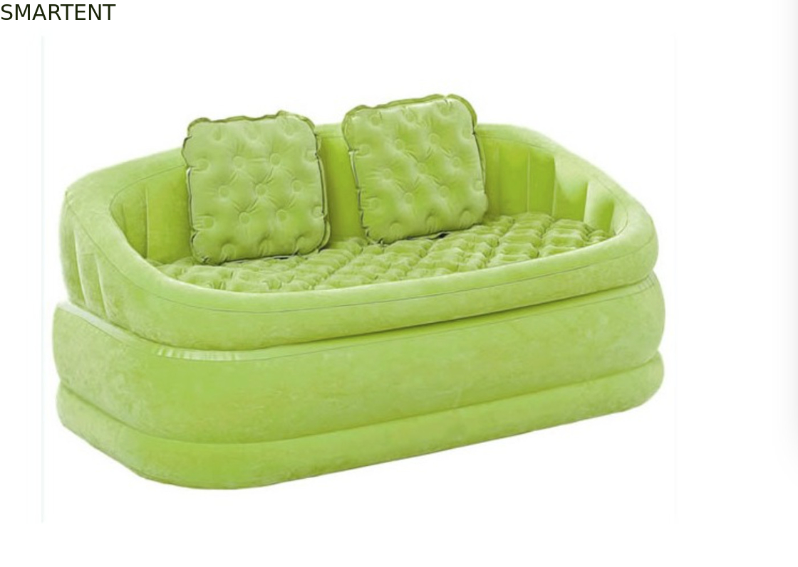 Het bijeenkomen van Sectioneel Opblaasbaar Chesterfield Sofa Inflatable Outdoor Furniture 6P/7P/11P leverancier