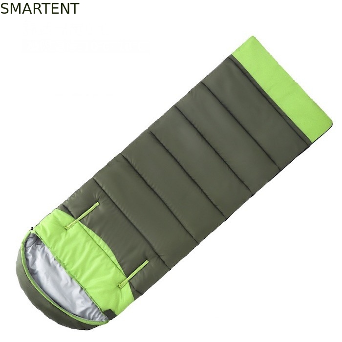 80'*28' waterdicht groen 1 persoon envelop design berg slaapzakken 190T polyester leverancier