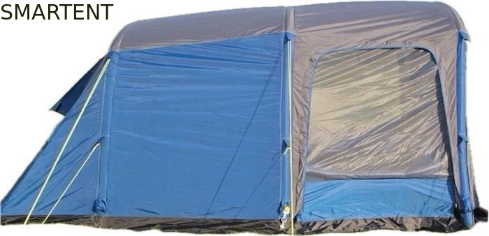 Waterdicht PU bedekt 190T polyester opblaasbare kampeertenten met een grote capaciteit 400*300*210cm leverancier