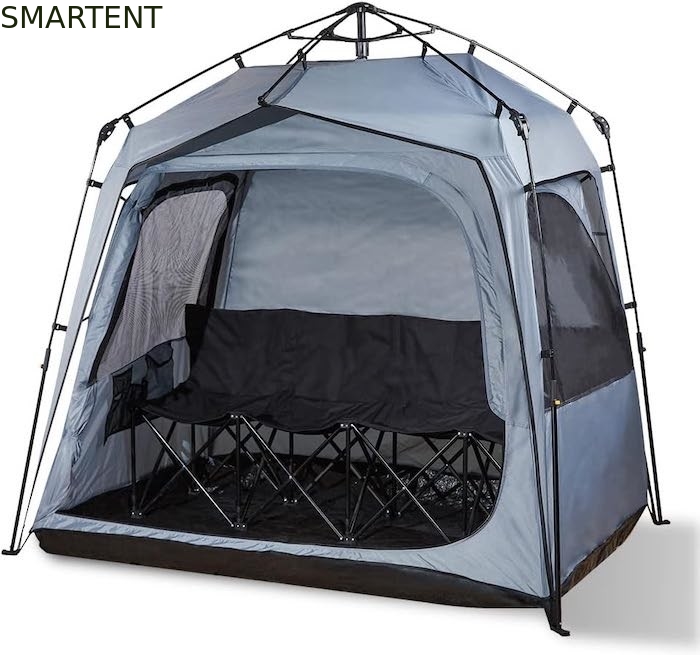 157*130*188CM 4 personen automatisch glasvezel frame grijs polyester pop-up sport tent waterdicht enkellaag gemakkelijk in te stellen leverancier