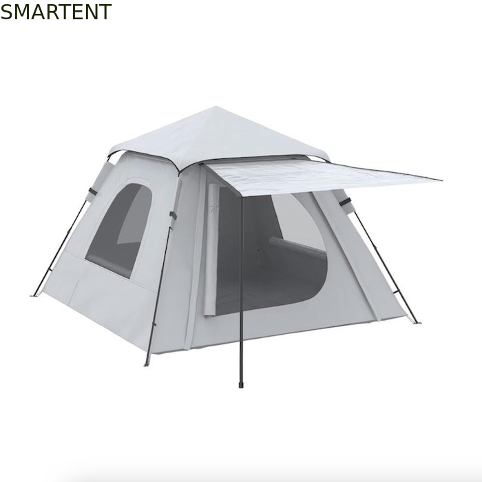 118*118*78.75 inch waterdicht voor 2-3 personen Automatische Pop-up camping tent met glasvezel palen en mesh ramen leverancier