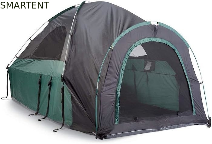 2-persoon Outdoor Quick Setup Dual Color Waterproof Polyester Pickup Truck Camping Tent met glasvezel palen leverancier