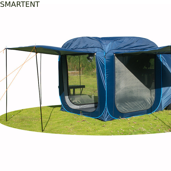 200*200*196CM zilver gecoat 210T Pop UP SUV tent met waterdicht ontwerp en mesh vensters UV bescherming leverancier