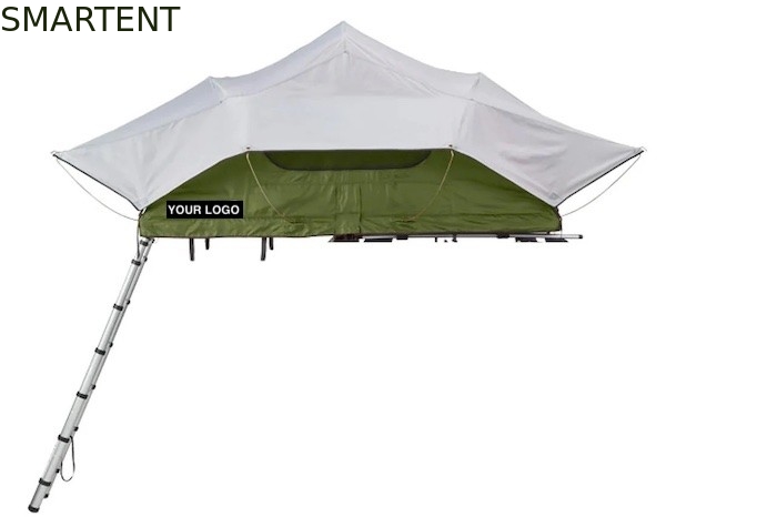 56*96*48'inches Dual Color Heaty Duty Aluminium Frame Waterdicht 600D Ripstop Polyester Tesla dak Kampertent leverancier