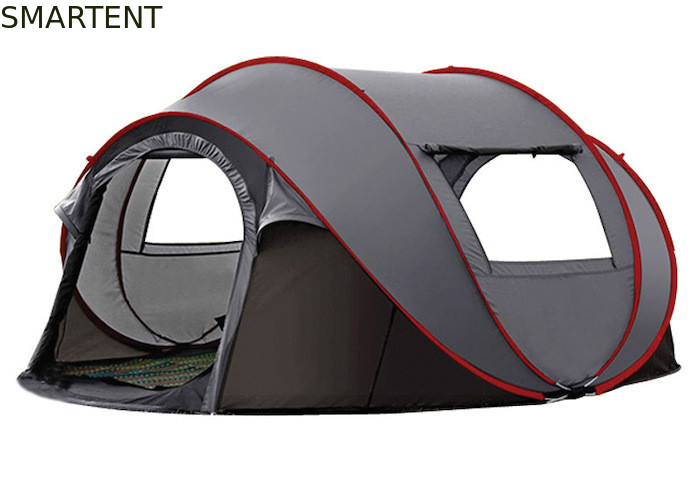 280*200*130cm 4 personen Grijs waterdicht polyester 4 seizoenen bootvorm Pop-up kampeertenten Draagtas inbegrepen leverancier