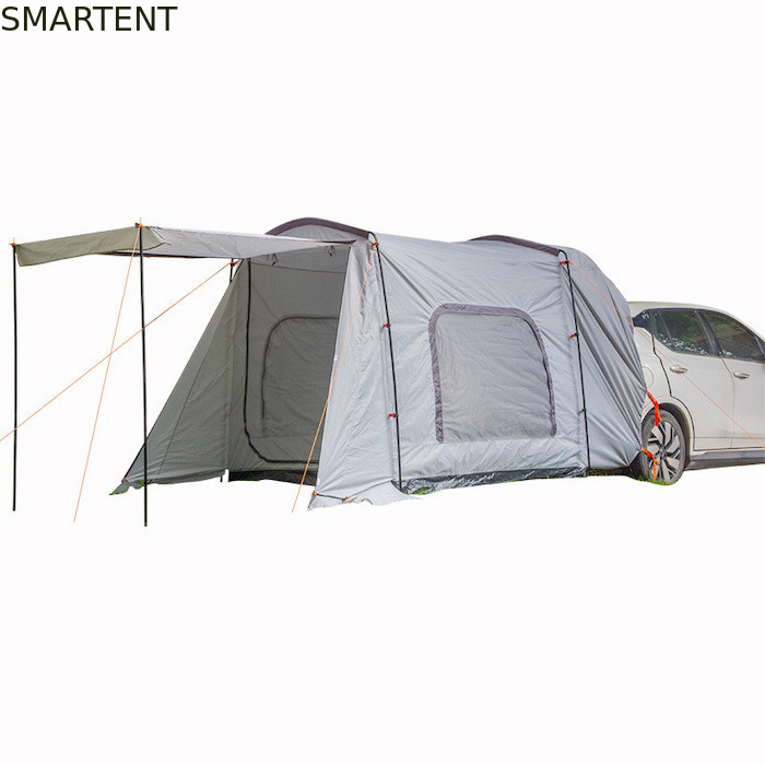 260*180*190CM Waterdicht PU2000MM Gecoat Grijs 210D Polyester All Season Family Rooftop Tent Met Twee Deuren En Vensters leverancier