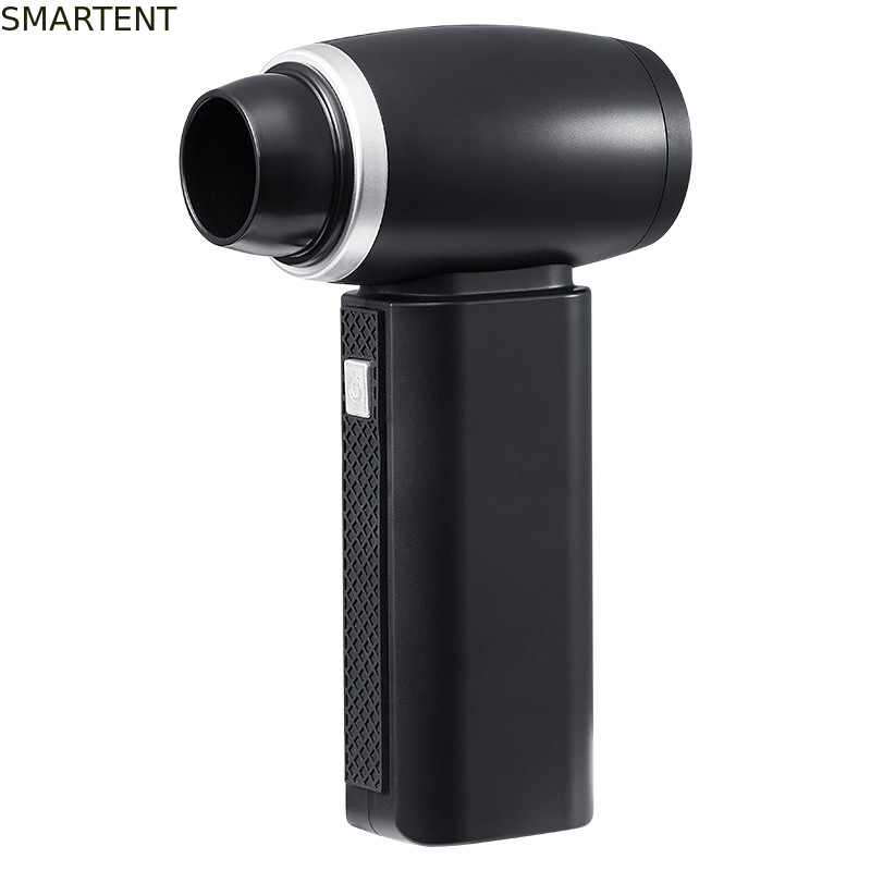 Draagbare moderne design 140*86*45mm Pocket Black Handheld Violent Turbo Fan Voor kamperen Onvergetelijk Outdoor Avontuur leverancier