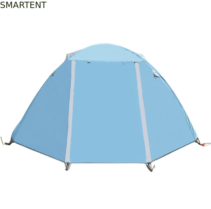 PU2000mm Wind en Regenbewijs het Openlucht het Kamperen Blauw van de Tenten190t Polyester leverancier