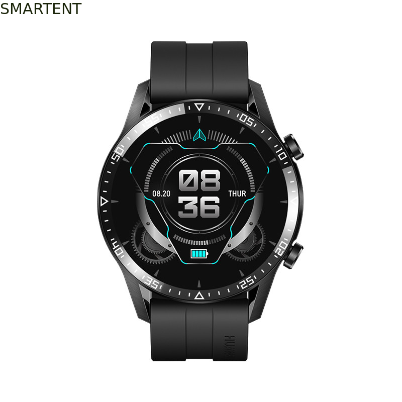 Het zwarte Apparaat Ip67 Smartwatch van de Geschiktheidsdrijver voor het Zwemmen en het Cirkelen leverancier